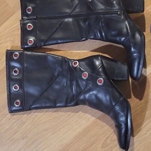 Harley Davidson womens mid calf  leather boots  size 9